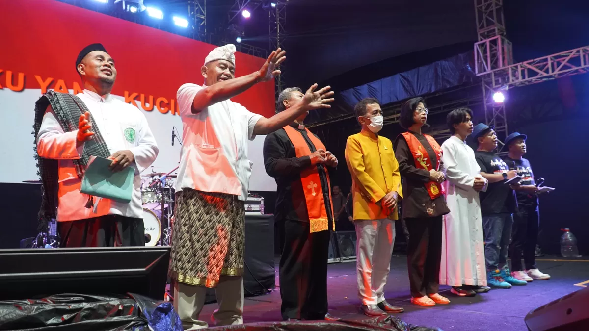 Suasana konser amal kumpulkan donasi untuk bencana Sumatera (Agus R)