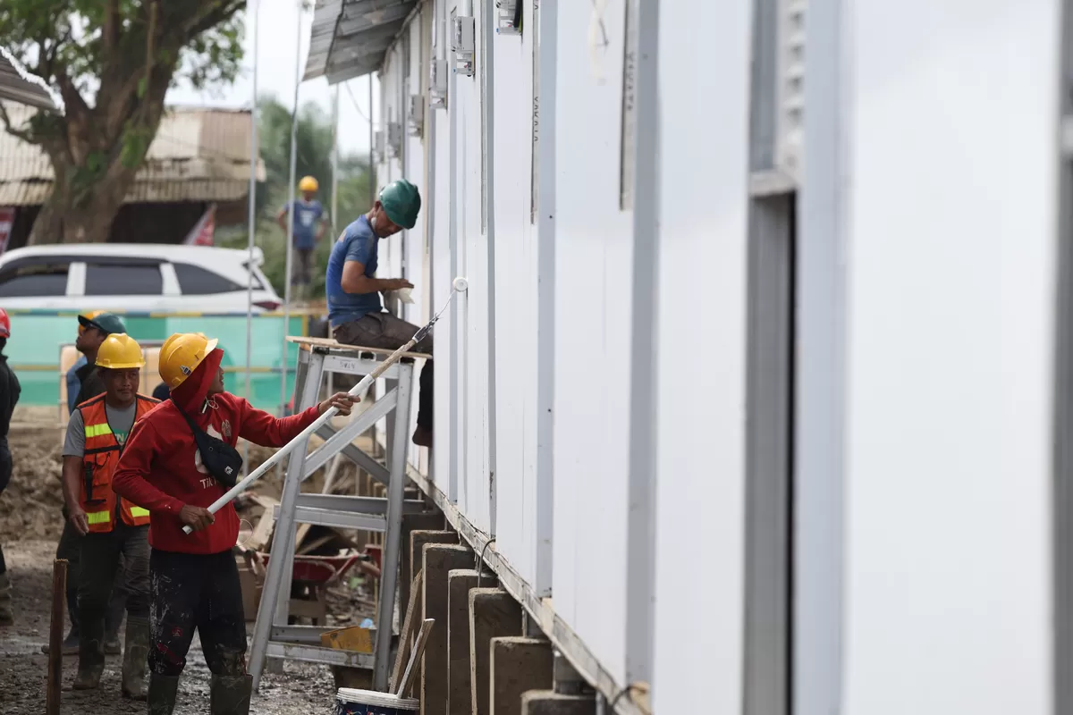 Proses Perbaikan Infrastruktur di Aceh tamiang (Agus S)