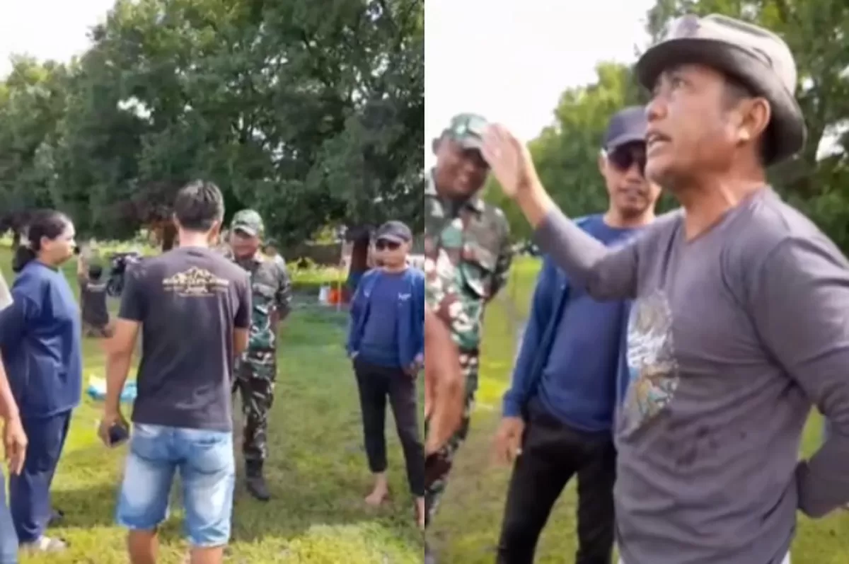Menyoroti beredarnya video warga di Kabupaten Pati yang diduga kecewa ke oknum pejabat yang hendak bangun Koperasi Merah Putih tanpa izin. (Instagram.com/@undercover.id)