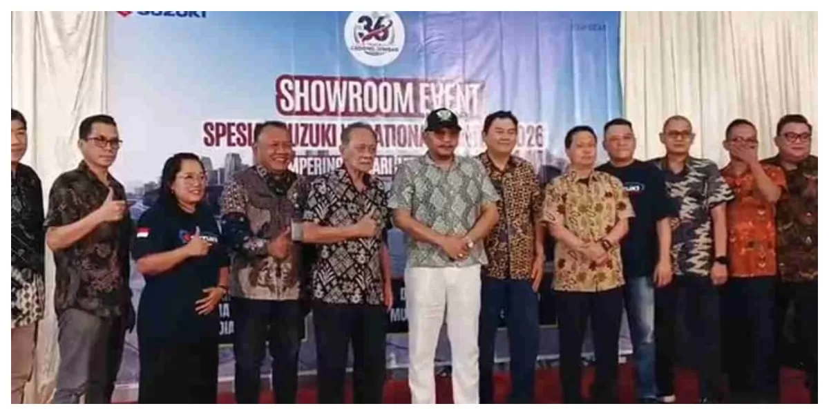 Ketua SC 234 Abdul Kadir, bersama Walikota Tegal , Pada Acara Gelaran Suzuki Vocational Contes 2026 (Foto Agus R)