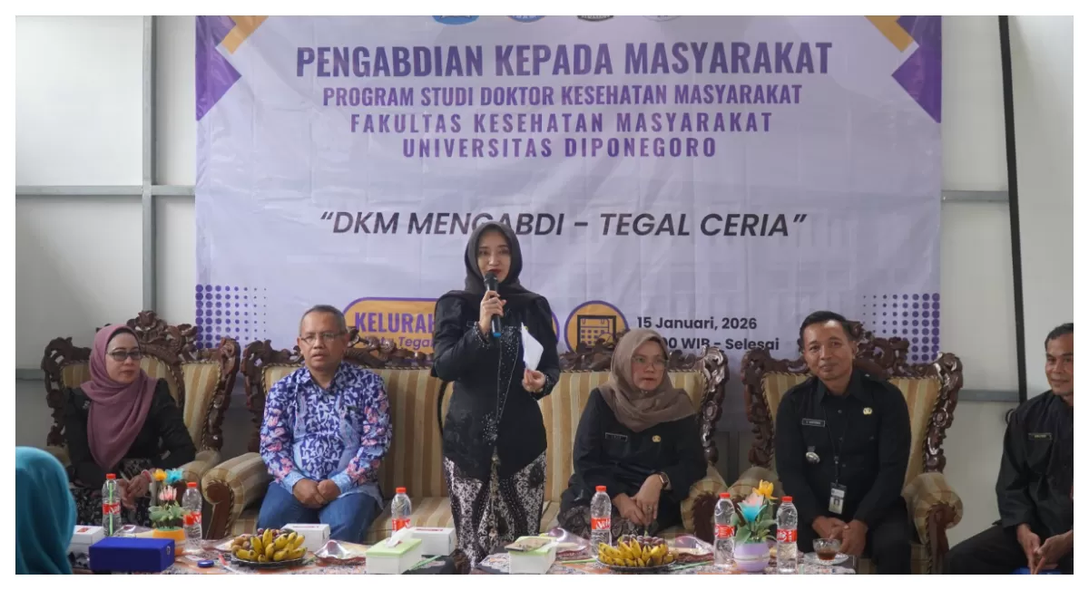 Wakil Walikota Tegal menyampaikan Sambutan pada acara Tega Ceria (Agus R)