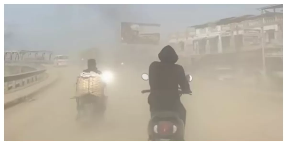 Kondisi Aceh Tamiang yang penuh dengan debu pascabanjir. (Instagram/soviaaudita)