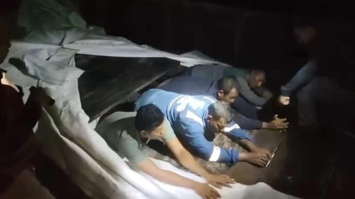 Suasana Penangkapan Penyelundupan Timah Bangka (Ist)