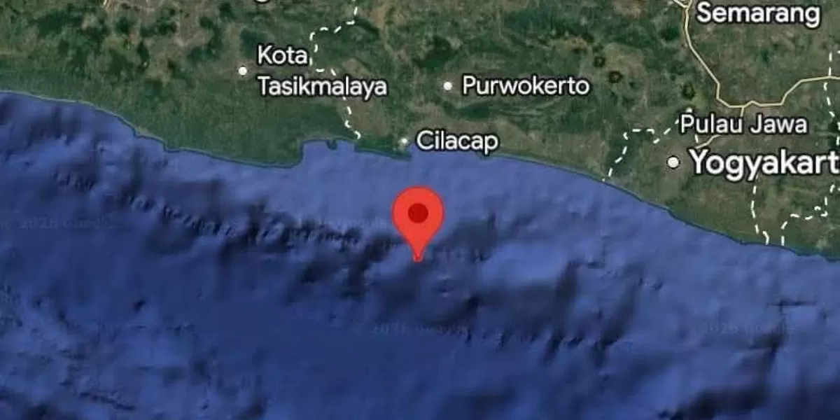 Lokasi gempa cilacap