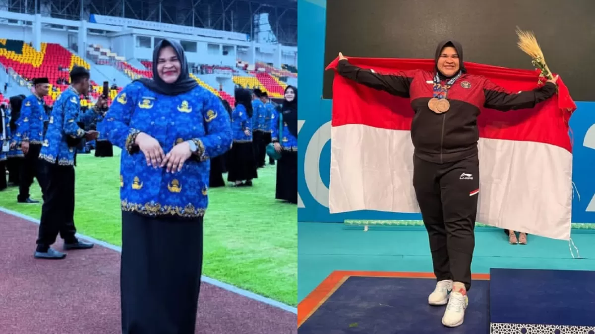 Nurul Akmal usai pelantikan PPPK Paruh Waktu. (Instagram/nurulakmal_12)