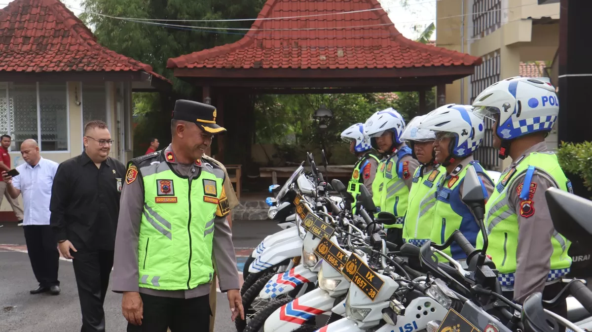 Wakapolres Pemalang Bersama Forkompimda Pemalang periksa kesiapan oprasi Candi 2026 (Agus R)