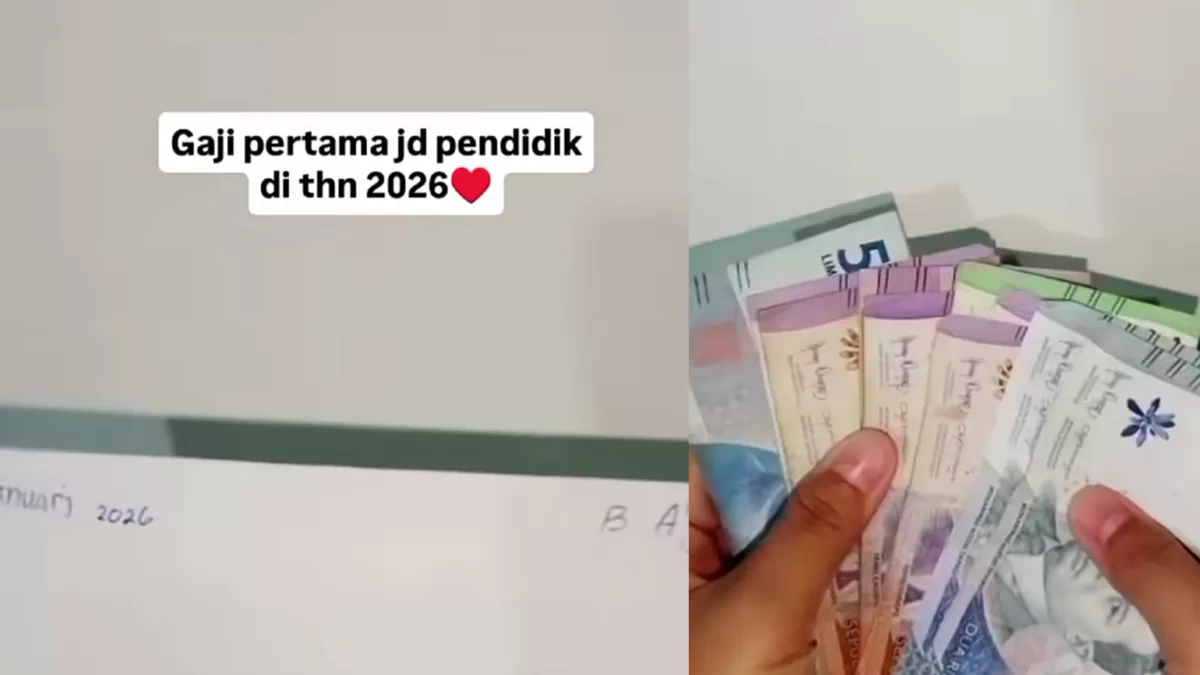 Guru honorer di Blitar, Jawa Timur unggah video tentang nominal gaji yang didapatkan. (Instagram/qrrtayn25)