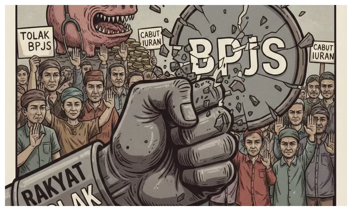 ilustrasi Kritik BPJS (Agus R)