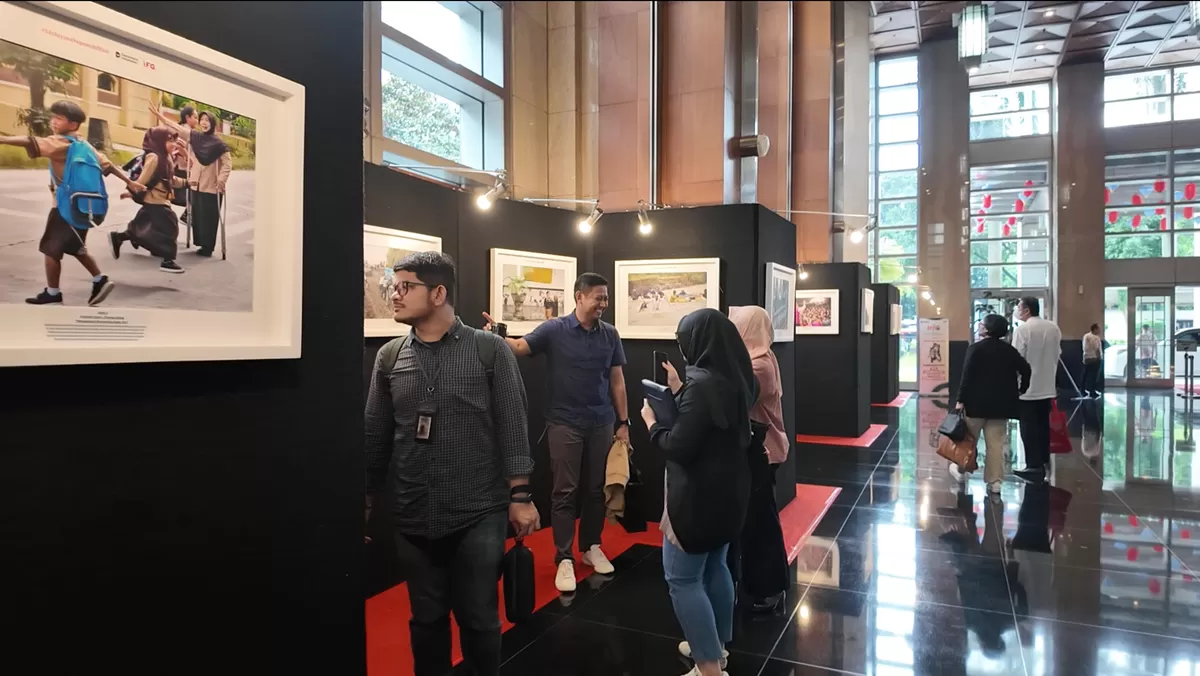 Pameran foto jurnalistik yang digelar IFG, bertajuk #MelayaniSepenuhHati. (Dok. IFG)