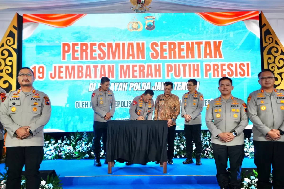 Peresmian 19 Jembatan Merah Putih Presisi (doc. Ist)