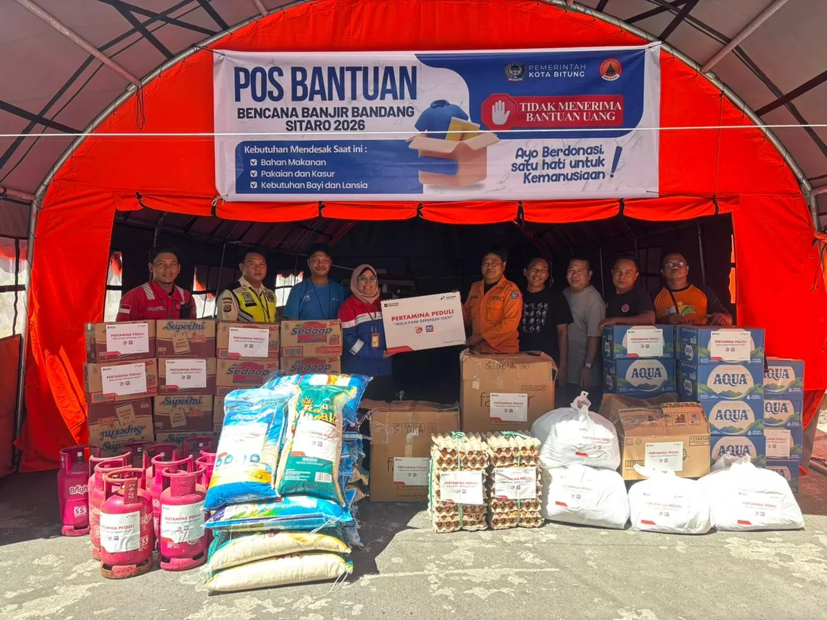 Bantuan disalurkan melalui Pos Bantuan BPBD, sangat membantu dalam memenuhi kebutuhan dasar masyarakat terdampak banjir bandang. (Ist)