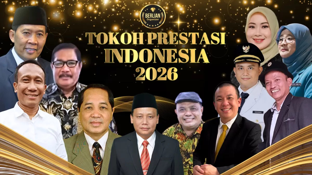 Berlian Organizer menghadirkan Malam Penganugerahan Tokoh Prestasi Indonesia 2026 sebagai wujud apresiasi atas karya, dedikasi, dan prestasi terbaik anak bangsa.