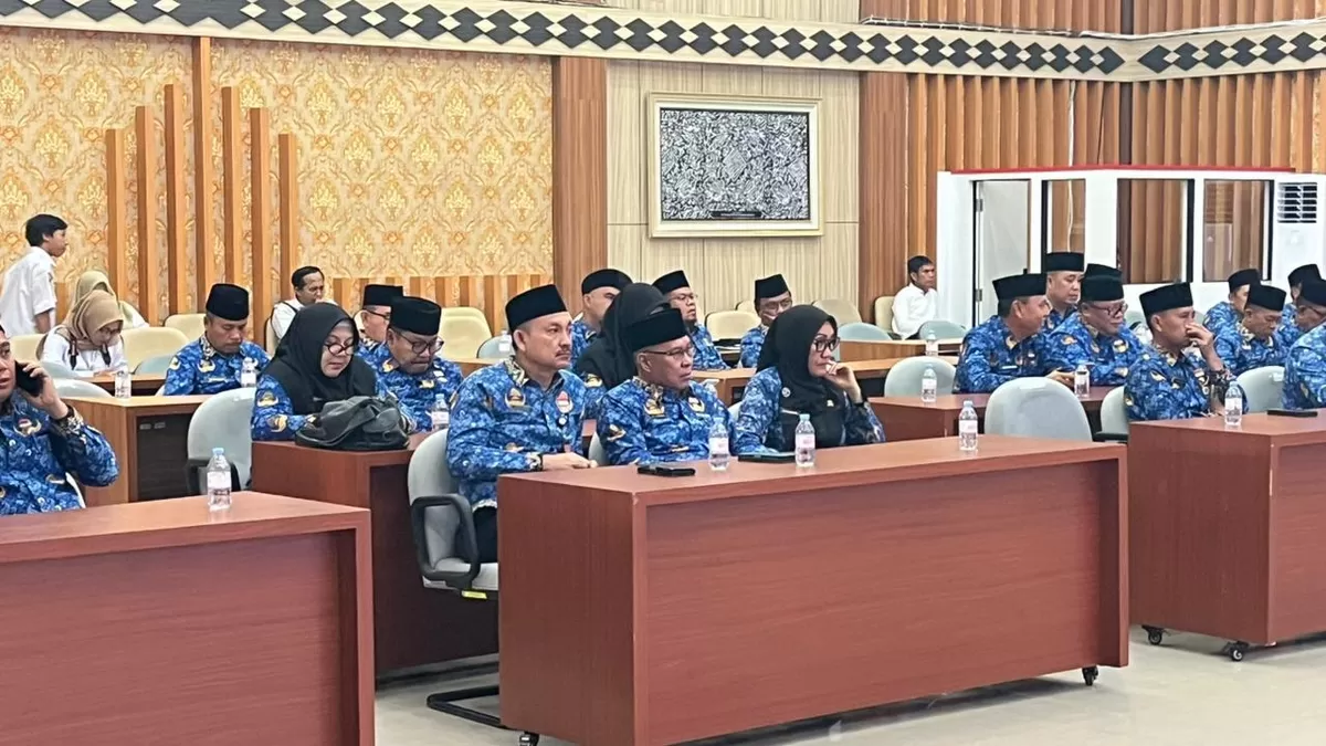 Pemprov Bengkulu rapat koordinasi untuk mematang lagi pelaksanaan retret ASN agar sasaran yang diharapkan dapat tercapai.(Foto/Ist)    