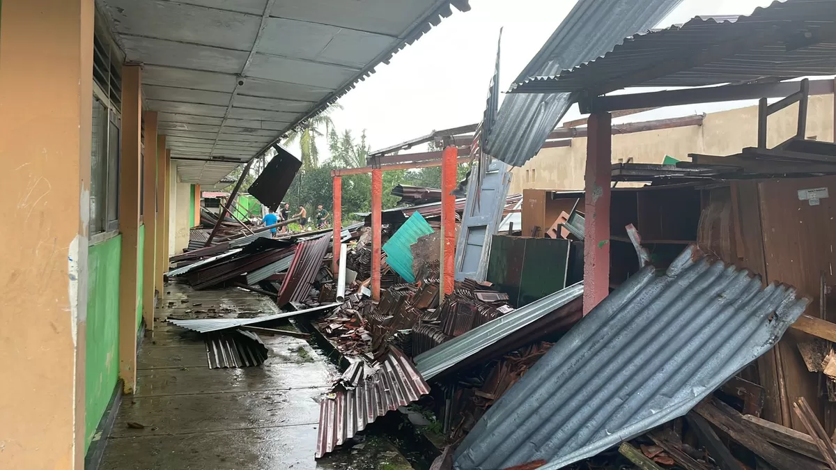 Lahan Terdampak Hujan Angin Sabtu (31/1/2026) (doc. Ist)