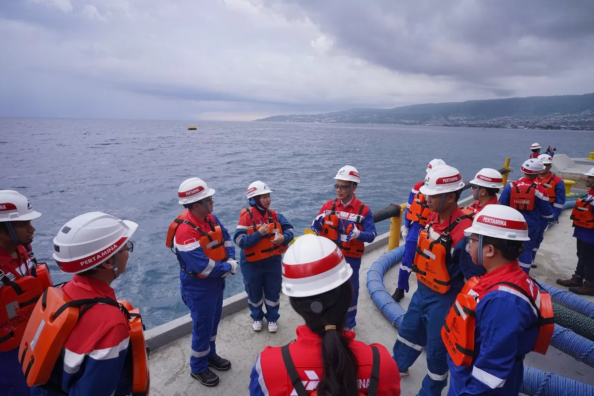 Kegiatan Management Walkthrough (MWT) bersama Direktur Manajemen Risiko PT Pertamina (Persero), Ahmad Siddik Badruddin, di Fuel Terminal Luwuk, Kamis, 29 Januari 2026. (Ist)