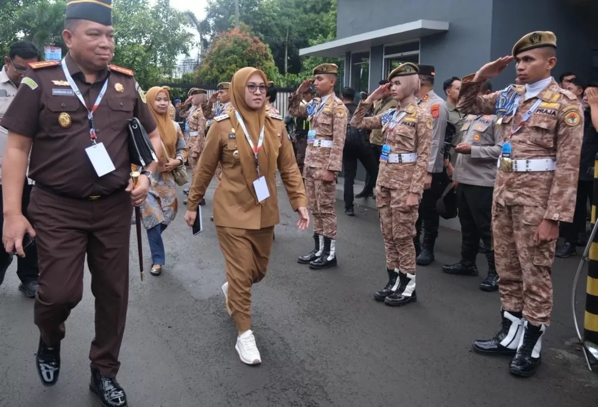 Bupati Gowa, Sitti Husniah Talenrang hadiri Rakornas Pemerintah Pusat dan Daerah Tahun 2026 di Sentul International Convention Center (SICC), Kabupaten Bogor, Provinsi Jawa Barat, Senin (2/2). (Ist)
