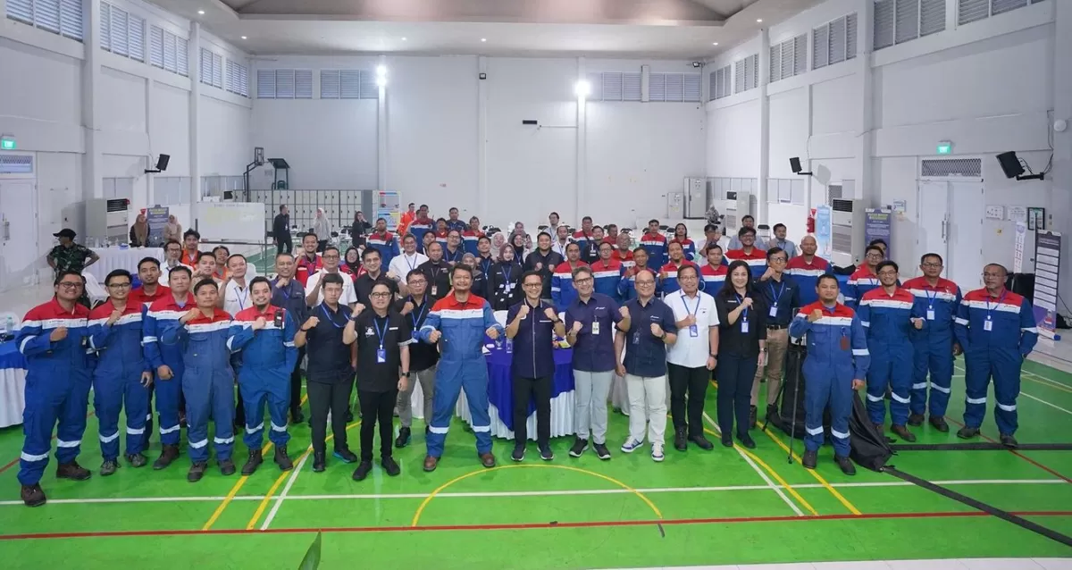 Kegiatan Board Greeting Direktur Manajemen Risiko PT Pertamina (Persero), Ahmad Siddik Badruddin, di PT Pertamina EP Donggi Matindok Field, Kabupaten Banggai, Sulawesi Tengah. (Ist)