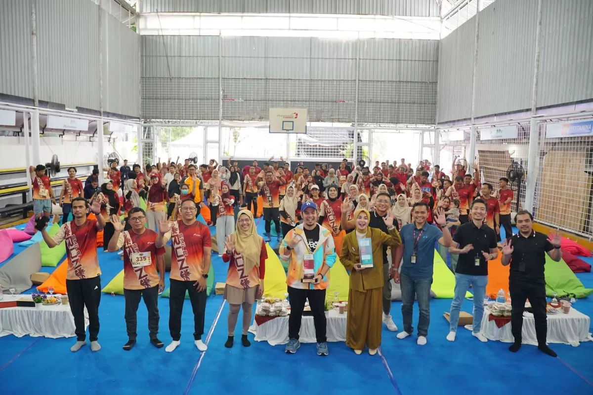 Peserta Corporate Wellness Program 2025, kegiatan ini dikemas melalui SMILE Run, yang terdiri dari Fun Run 5K dan Fun Walk 3K.&nbsp; (ist)&nbsp;