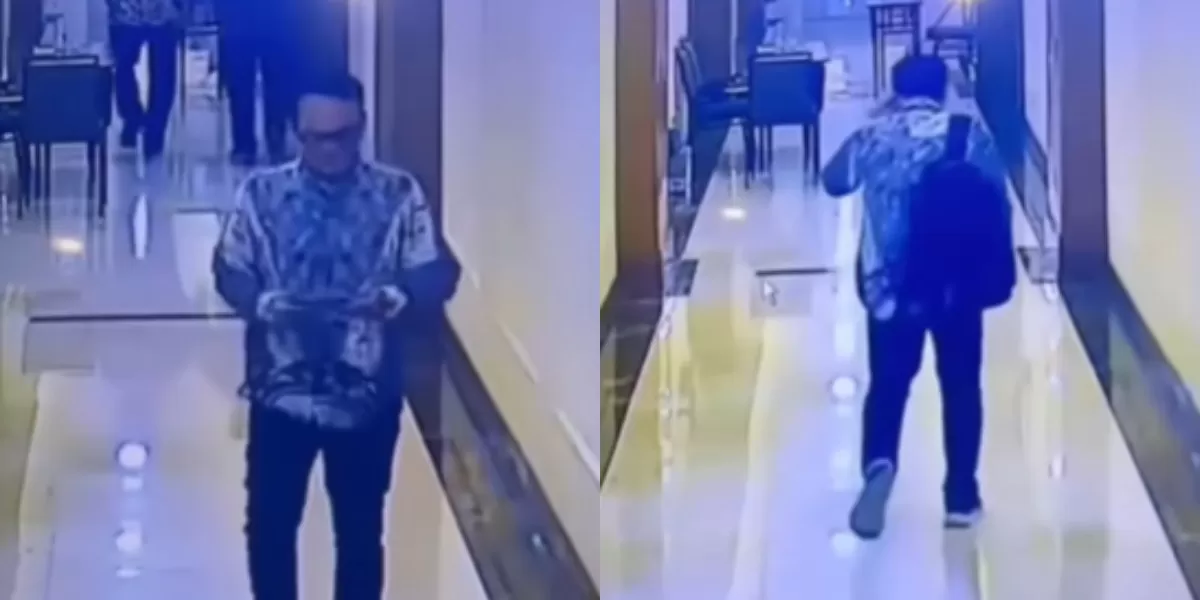 Aksi pencurian terekam CCTV di sebuah hotel mewah kawasan Sudirman. Pelaku bergerak cepat masuk kamar tamu dan menggondol laptop serta uang tunai sebelum kabur tanpa jejak.