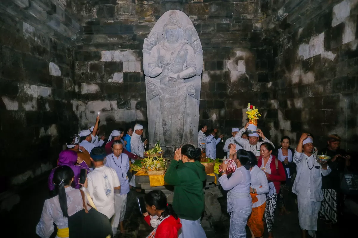 Rangkaian perayaan Mahashivaratri di Candi Prambanan. (Dok IDM)