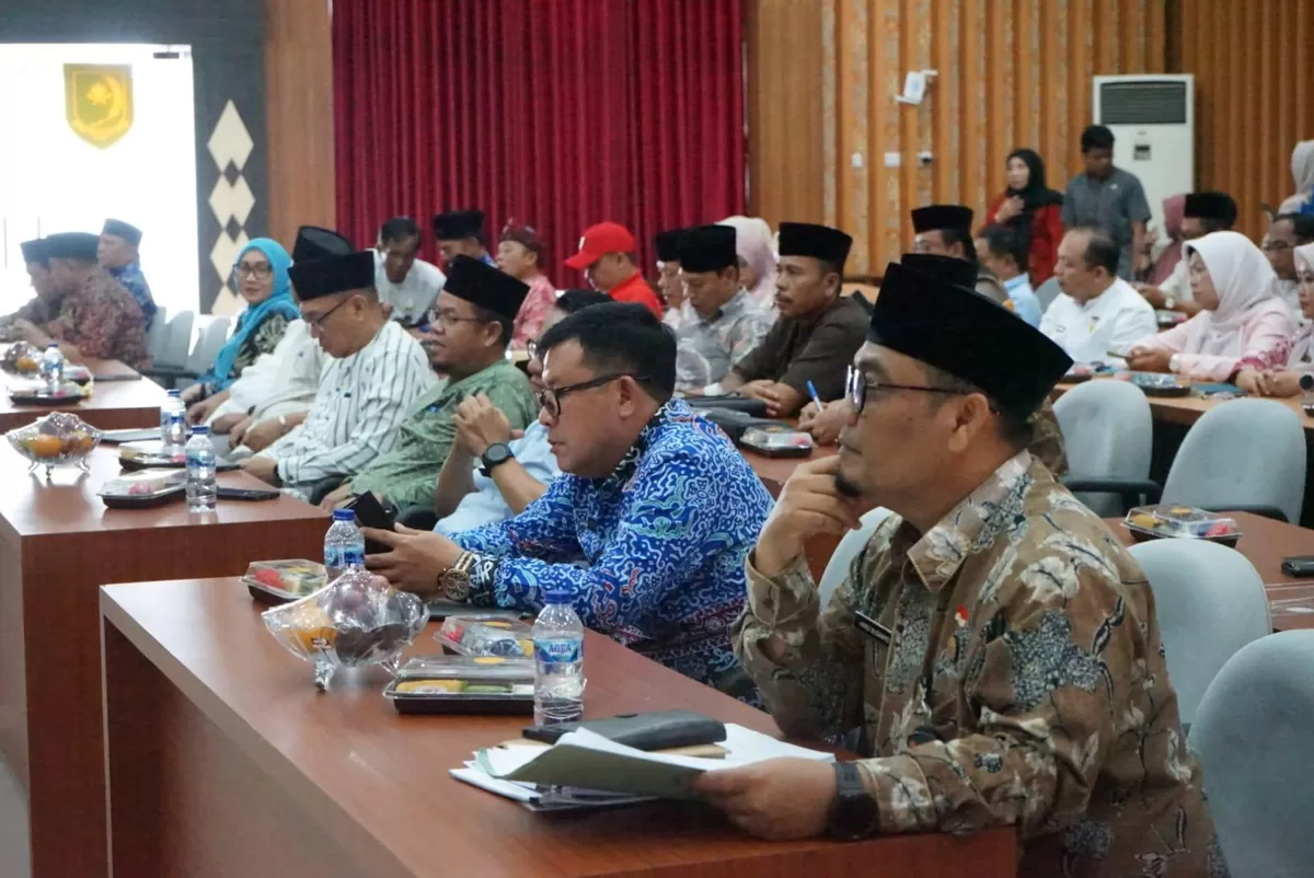 Sejumlah Kepala Dinas dilingkup Pemprov Bengkulu mengikuti  rapat terkait akan dilakukan pemeriksaan LKPD Bengkulu tahun 2025 oleh BPK-RI Perwakilan Bengkulu dalam waktu dekat ini.(Foto/Ist) 
