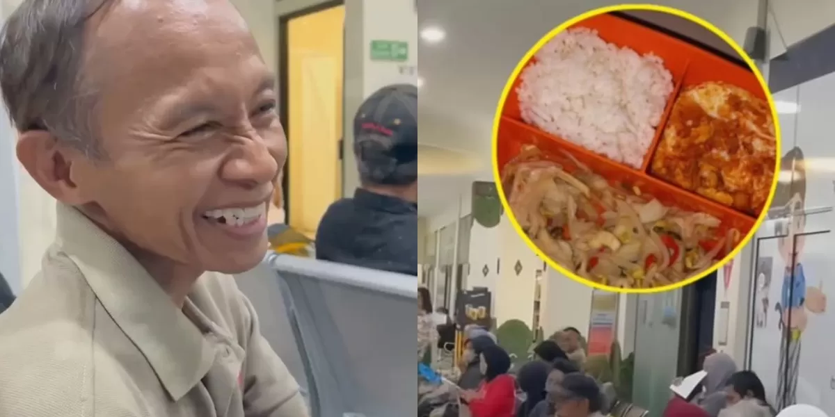 Menyoroti penuturan pasangan suami dan istri di Yogyakarta yang sengaja bawa bekal demi kuat antre berjam-jam urus reaktivasi BPJS PBI-JK. (Instagram.com/@pandanganjogja)