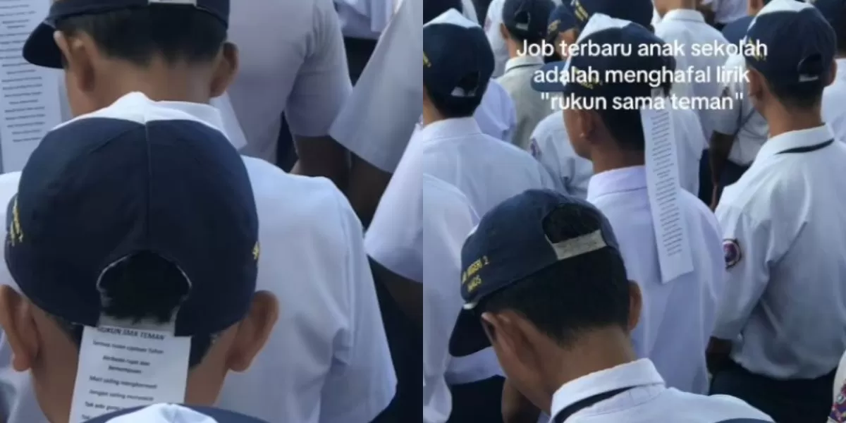 Mengintip makna mendalam lagu Rukun Sama Teman yang dinyanyikan para siswa setiap upacara bendera di sekolah. (Instagram.com/@undercover.id)