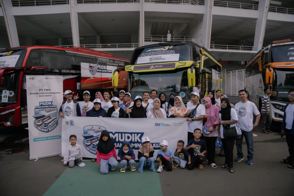 InJourney Destination Management Buka Mudik Gratis BUMN 2026 Rute Jakarta-Yogyakarta
