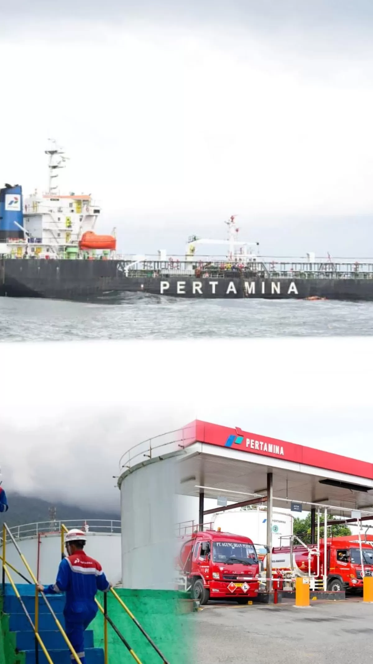 Pertamina Patra Niaga berkomitmen meningkatkan dan menjaga stok BBM di seluruh Terminal BBM (Fuel Terminal atau Integrated Terminal) yang berada di Maluku dan Papua (Humas Pertamina)