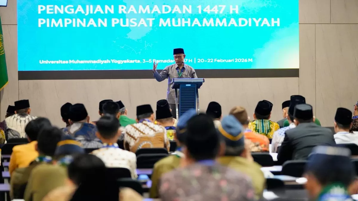 Ketua Umum Pimpinan Pusat Muhammadiyah, Haedar Nashir, dalam Pengajian Ramadan 1447 Hijriah di UMY. (Ist)