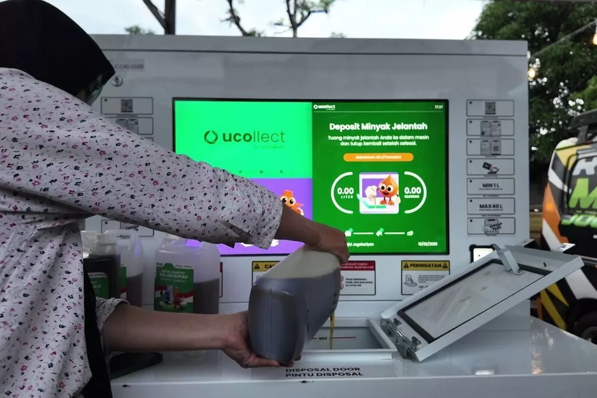 Mesin Pengumpul minyak goreng bekas UCollect Box (doc, Humas Pertamina)