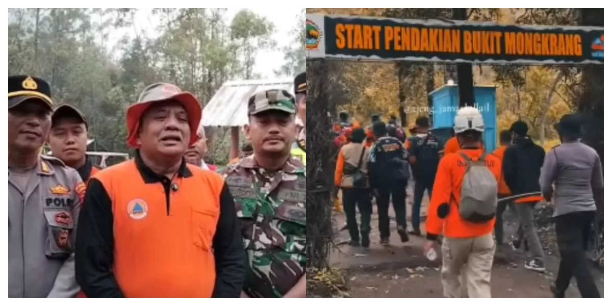BPBD Kabupaten Karanganyar membeberkan hasil pencarian sementara terkait insiden pendaki yang diduga hilang di Bukit Mongkrang, Tawangmangu. (Instagram.com/@bpbdkaranganyar)