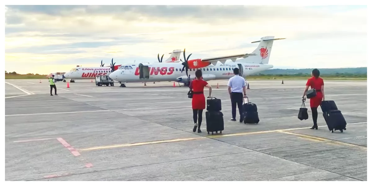 Pesawat domestik yang melayani penerbangan antar daerah di NTT,  Flight Kupang (KOE) to Ruteng (RTG). (Foto tangkapan layar Youtube @apug Flight TV)