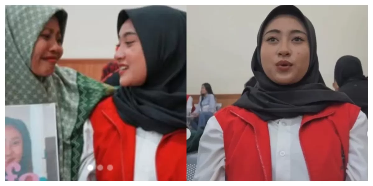 Rifa Rahnabila menjalani persidangan di Pengadilan Negeri Bandung terkait kasus demo Agustus 2025 yang berujung tuntutan satu tahun penjara setelah videonya tersebar luas.  (Foto (Instagram.com/@trendingbuzz.id))