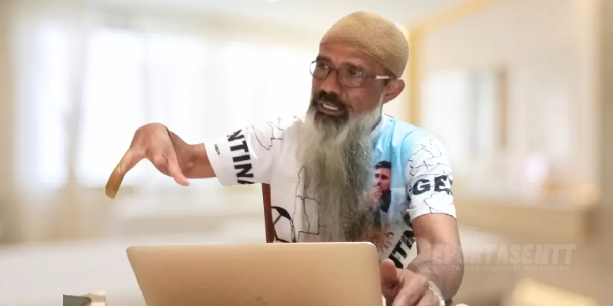 Mateus Mamun Sare, Kuasa Hukum Agustina. (Foto/ Bernad Nara)