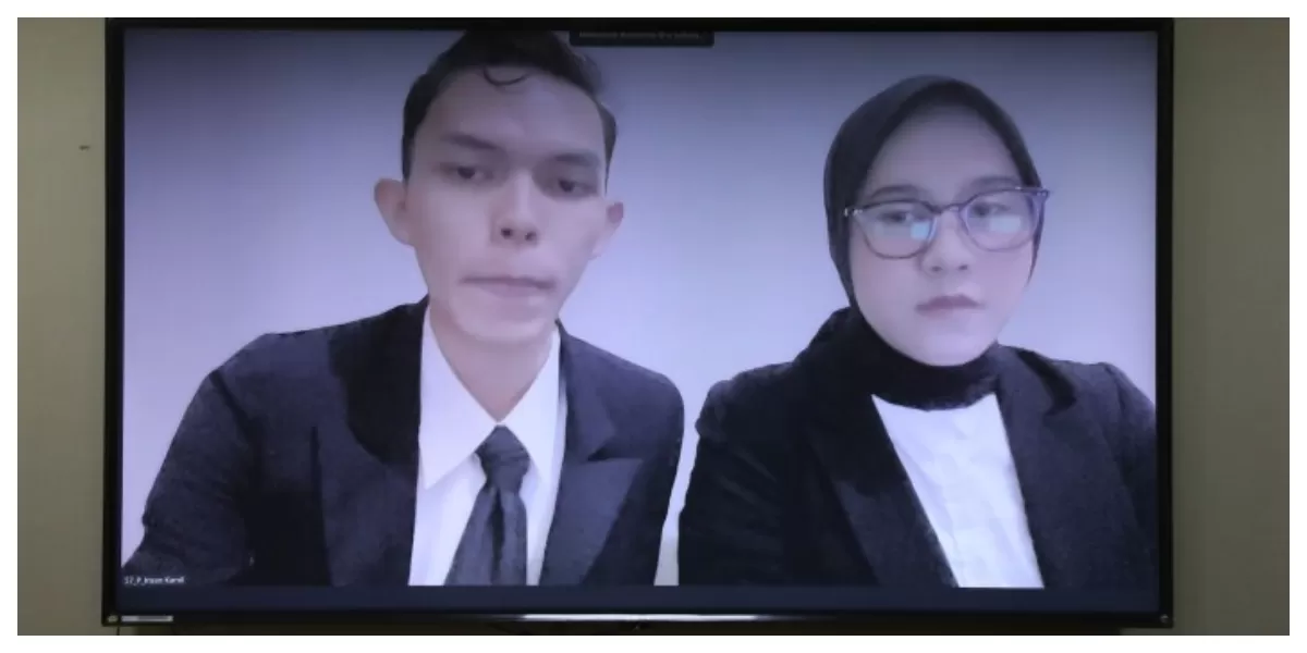Dua Duta Bahasa Sumsel menggugat penulisan nama daerah di UU Sumatera Selatan ke Mahkamah Konstitusi karena perbedaan satu huruf. (Foto/ MK)