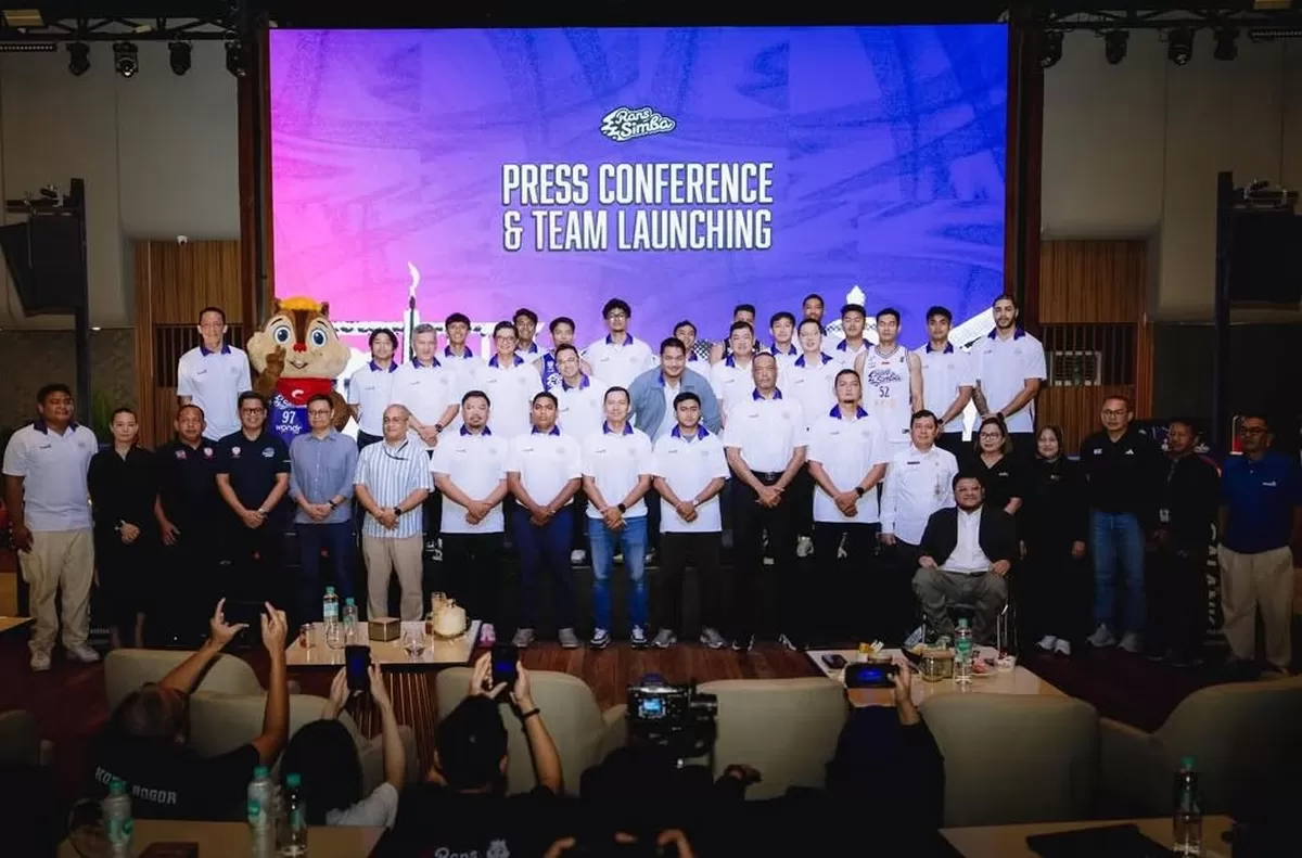 Peluncuran tim Rans Simba Bogor menjelang bergulirnya IBL musim 2026 (@rans.simba.basketball)