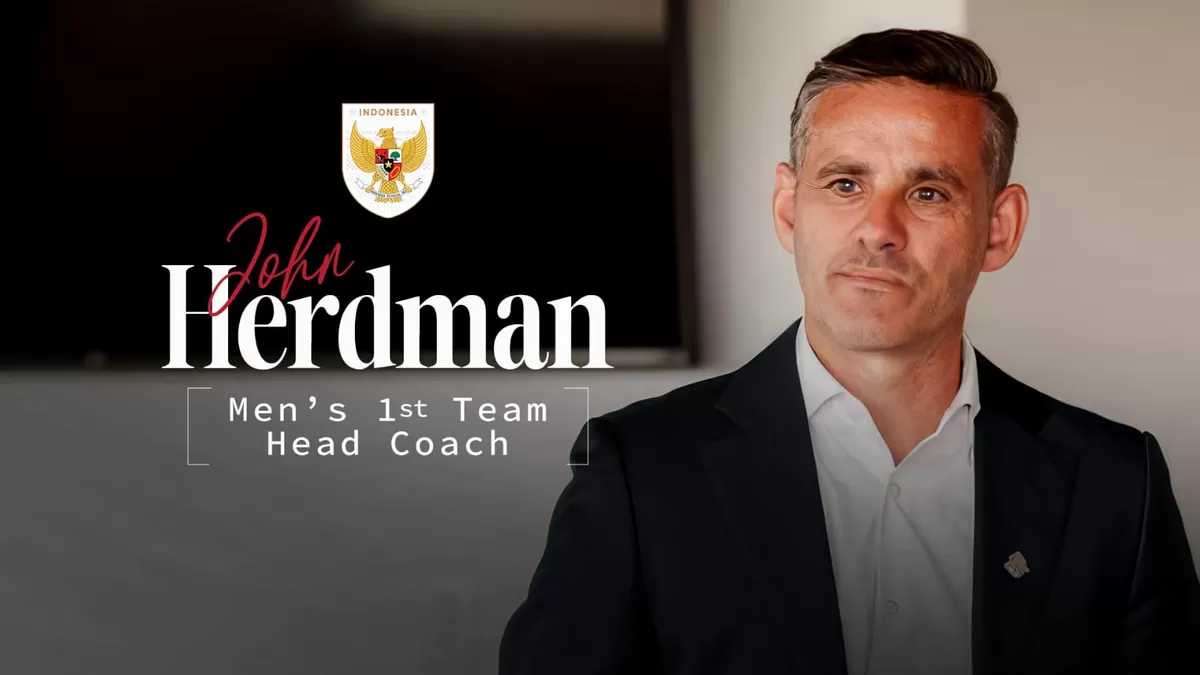 PSSI mengumumkan resmi John Herdman sebagai Pelatih Timnas Indonesia, Sabtu, 3 Januari 2026. (PSSI)
