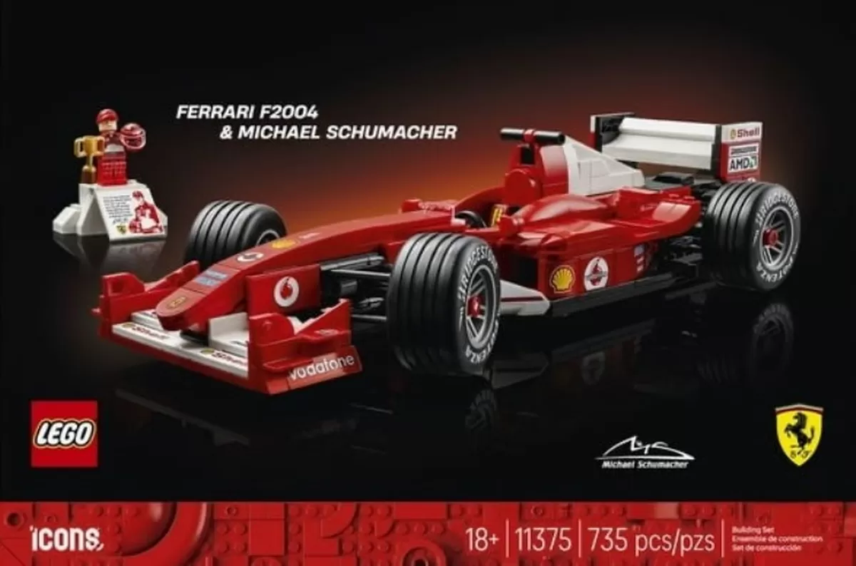 Lego akan luncurkan set Ferrari F2004 Michael Schumacher (@unibricks)