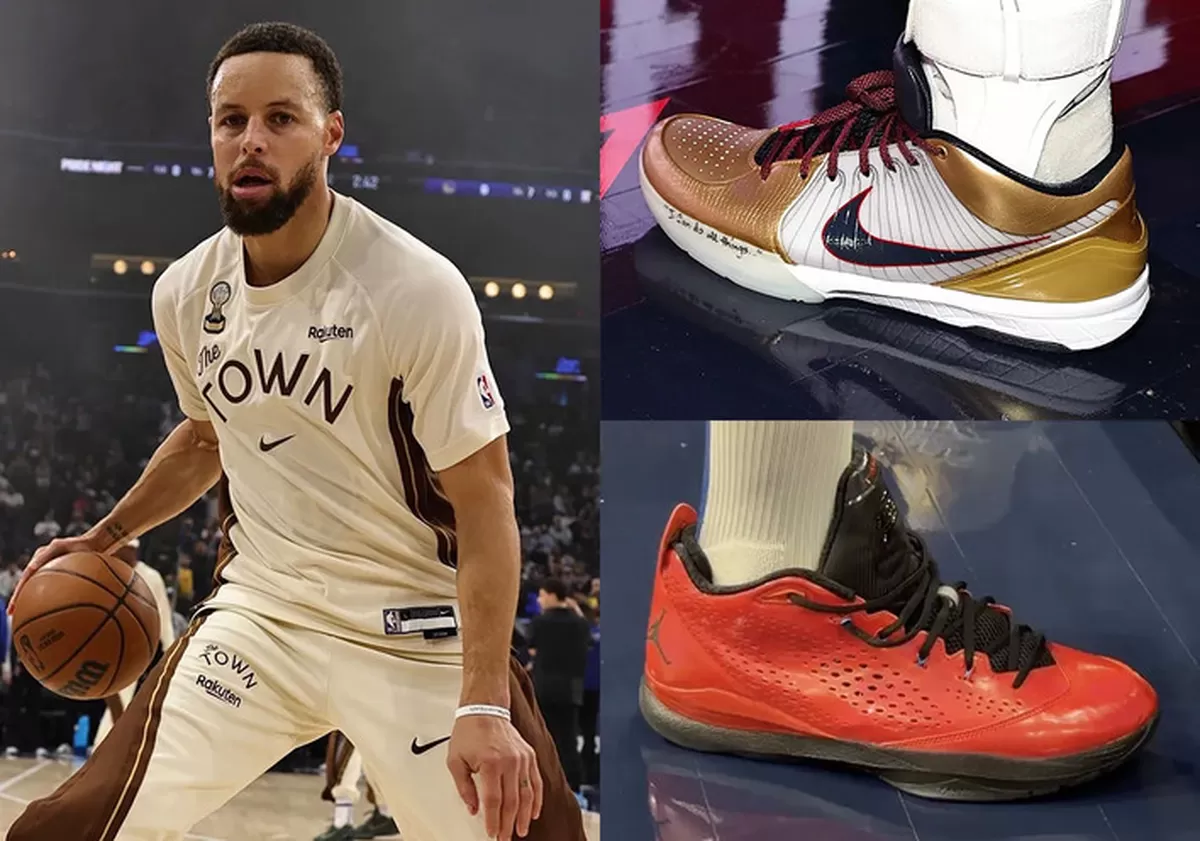 Sepatu sarat makna yang dikenalan Stephen Curry saat laga Golden State Warriors kontra Los Angeles Clippers di Los Angeles, Minggu, 5 Januari lalu. (sneakernews)