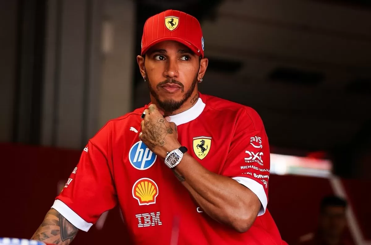 Pembalap Ferrari Lewis Hamilton (@lewishamilton)