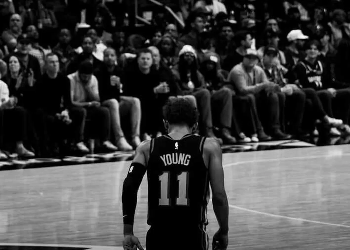 Era Trae Young bersama Atlanta Hawks resmi memasuki babak akhir. Guard andalan Hawks itu rencananya akan berganti 'baju' ke Washington Wizards pada paruh musim NBA 2025/26.  (@traeyoung)