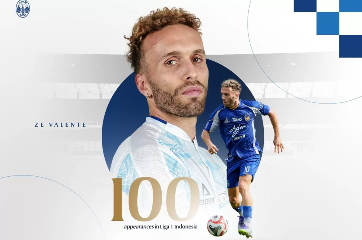 Ze Valente catat 100 penampilan di Liga Indonesia (PSIM Yogyakarta)