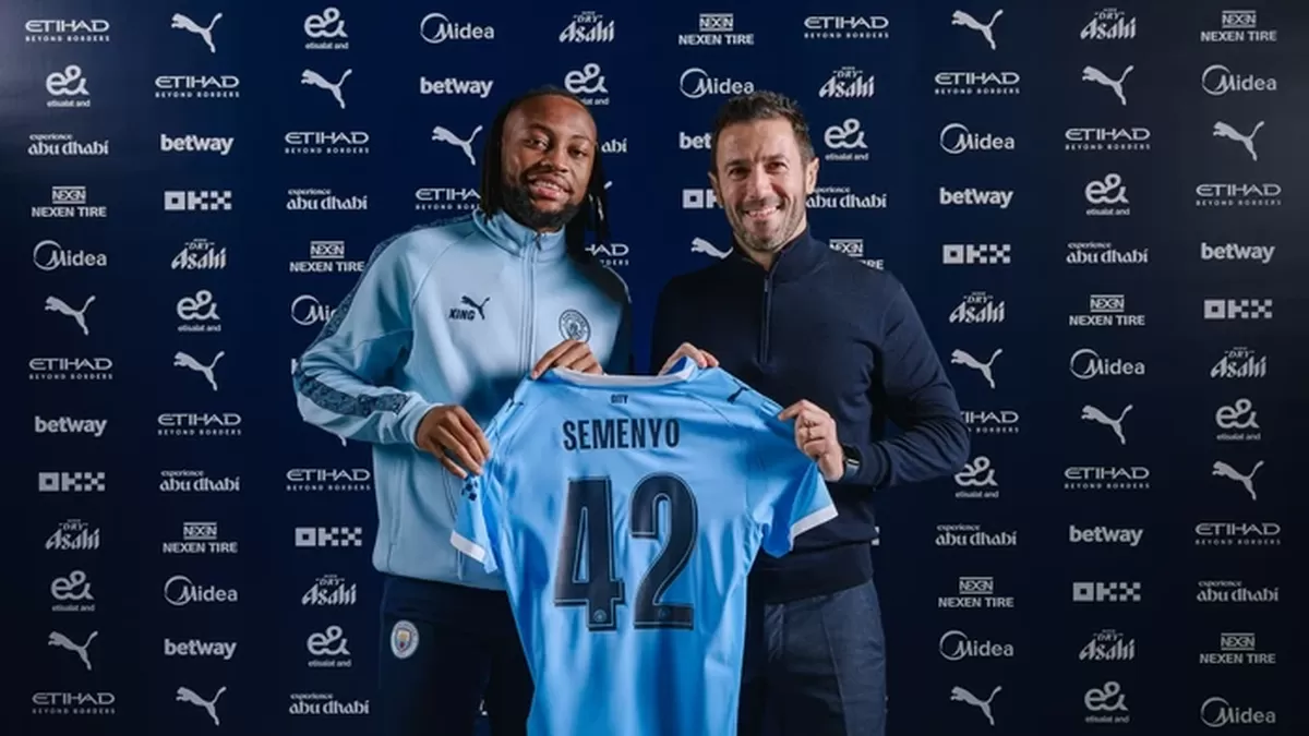 Pemain baru Manchester City, Antoine Semenyo. (Manchester City)