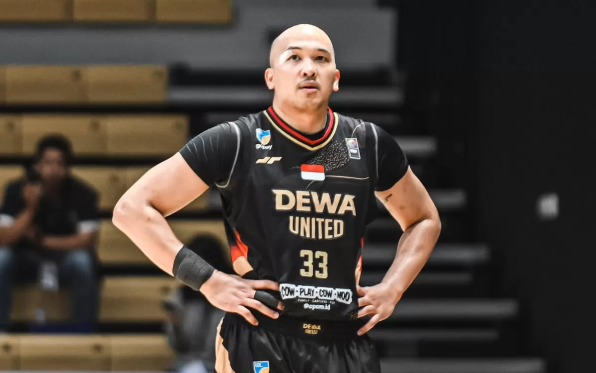 Kapten Dewa United Banten, Arki Dikania Wisnu. Ia masuk dalam jajaran pemain 2.000 poin. (IBL)