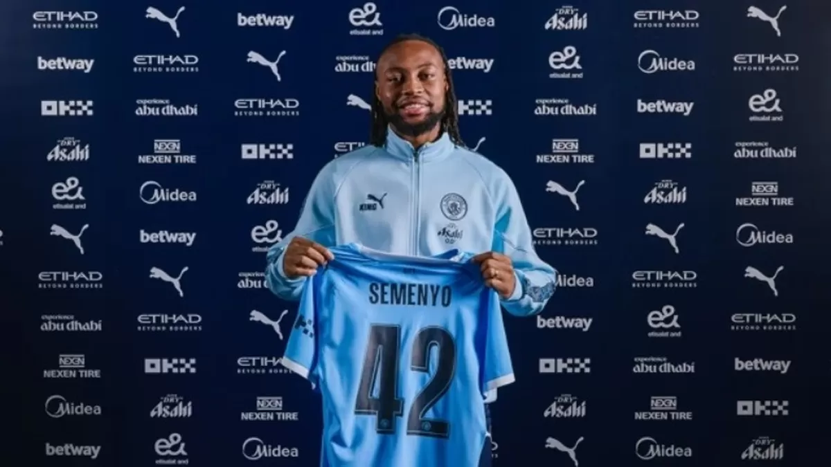 Antoine Semenyo kenakan nomor punggung 42 di skuat Mancheter City (Manchester City)