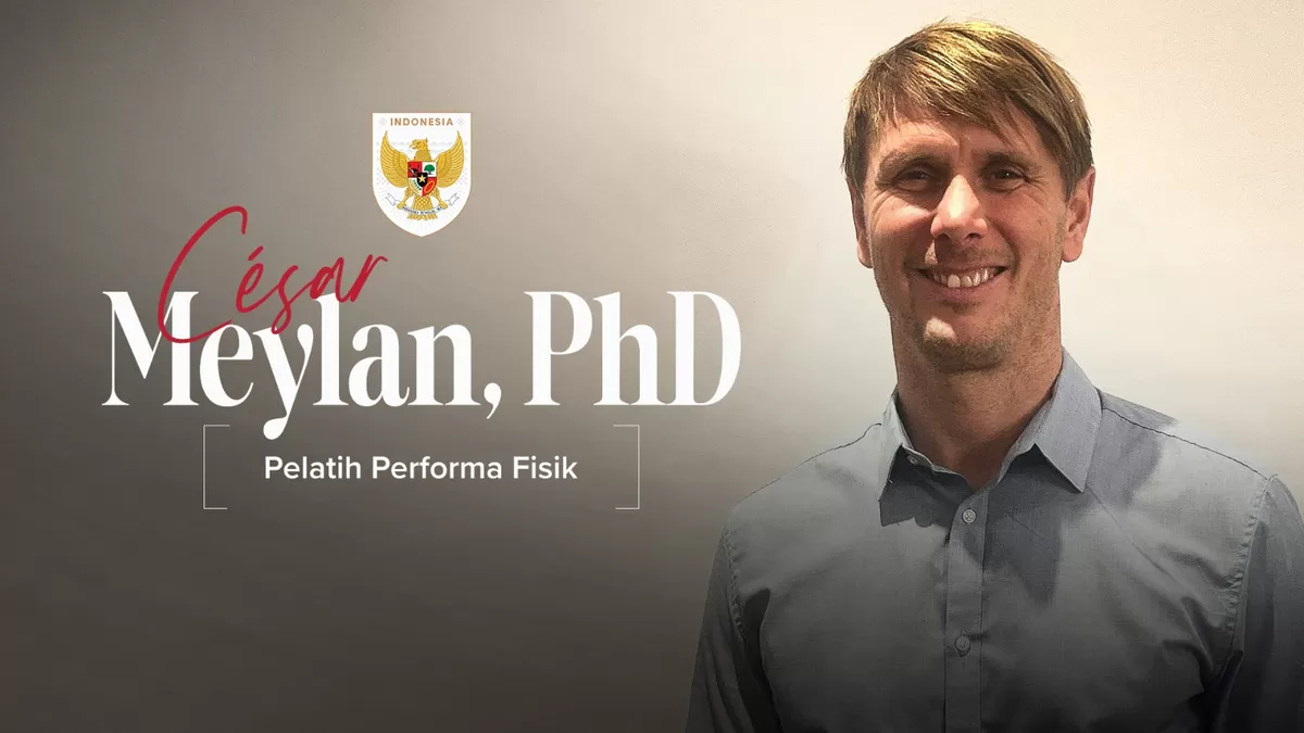 Asisten pelatih fisik Timnas Indonesia, Cesar Meylan. (PSSI)