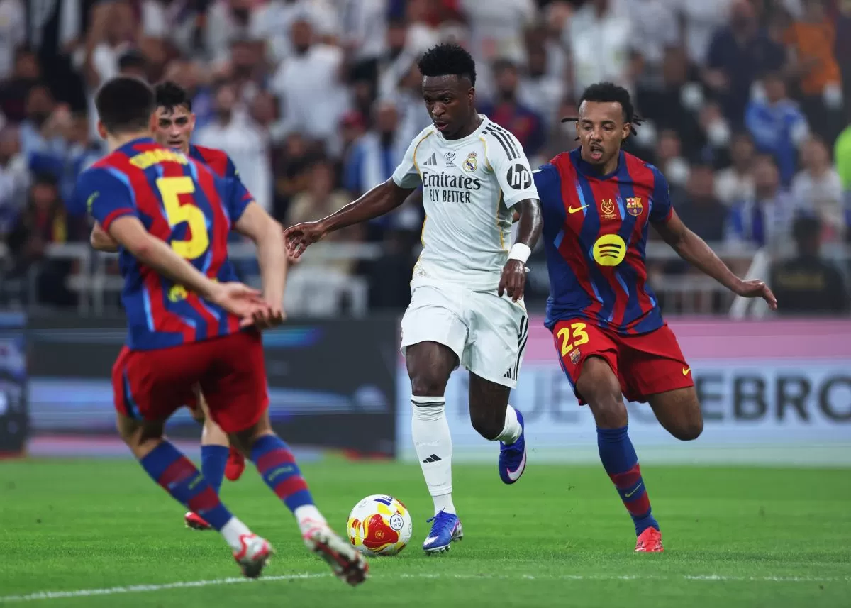 Drama lima gol terjadi antara Barcelona dan Real Madrid di final Piala Super Spanyol.