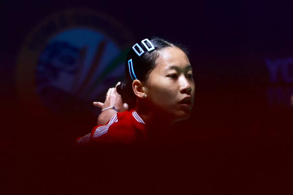 Tunggal Putri Indonesia, Putri Kusuma Wardani Melaju mulus ke babak perempat final India Open 2026. Ia kerja keras untuk bisa menembus 8 besar. (PBSI)