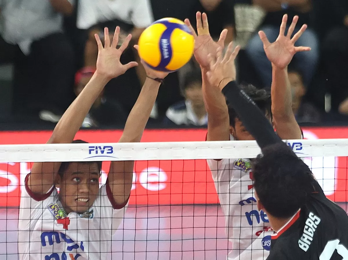 Medan Falcons Tirta Bhagasasi belum berhasil mengakhiri tren negatif di Proliga 2026. Kalah 1-3 dari Garuda Jaya. (PBSI)